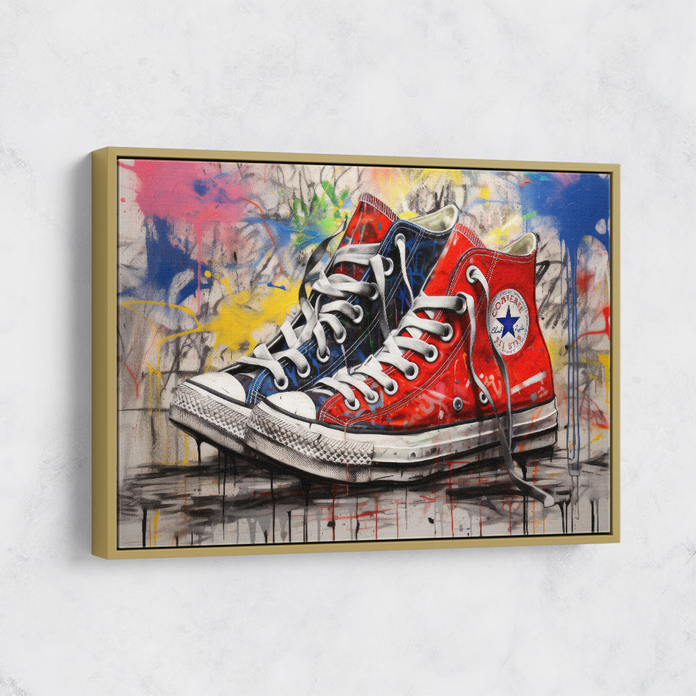 Converse Classic s Graffiti Style Wall Art